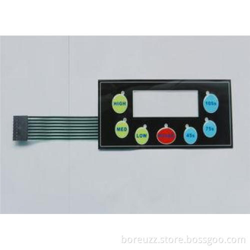 Medical Machine PET Tactile Membrane Keypad Switch , Membra